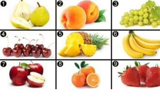 Тест по картинке: выбери любимый фрукт, и мы угадаем ваш характер